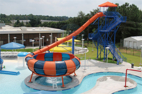 Altezza di Rider Space Bowl Water Slide 12m dello scorrevole del parco dell'acqua della vetroresina singola