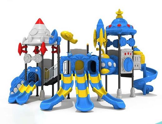 OEM Parco giochi esterno attrezzature di sicurezza Playhouse di plastica scivolo per bambini