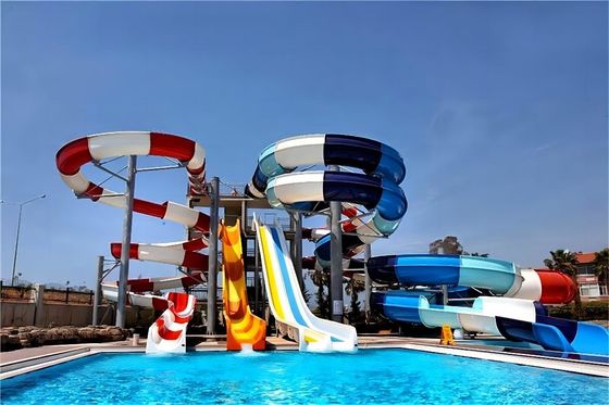 Parco giochi per bambini Slide acquatico Parco divertimenti 18,5Kw