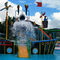 Campo da giuoco Aqua Park Slides della ruggine della nave di pirata dello scorrevole della torre di acqua della vetroresina anti