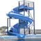 Colore blu della vetroresina di un pezzo dell'acquascivolo della piscina del ciclone per Aqua Park