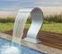 Accessori per piscine in metallo SPA Testa della fontana in acciaio inossidabile Cascata Cascata esterna