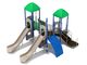 OEM Parco tematico acquatico attrezzature di gioco alto scivolo di plastica dura per le scale