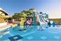 OEM Outdoor Aqua Amusement Park giochi di sport acquatici piscina scivolo in fibra di vetro per bambini