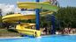 Parco tematico di divertimenti acquatici piscina scivolo in fibra di vetro per bambini giocare colore personalizzato