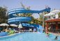 Parco tematico di divertimenti acquatici piscina scivolo in fibra di vetro per bambini giocare colore personalizzato