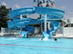 3m di altezza scivolo d'acqua in fibra di vetro bambini parco giochi per piscina