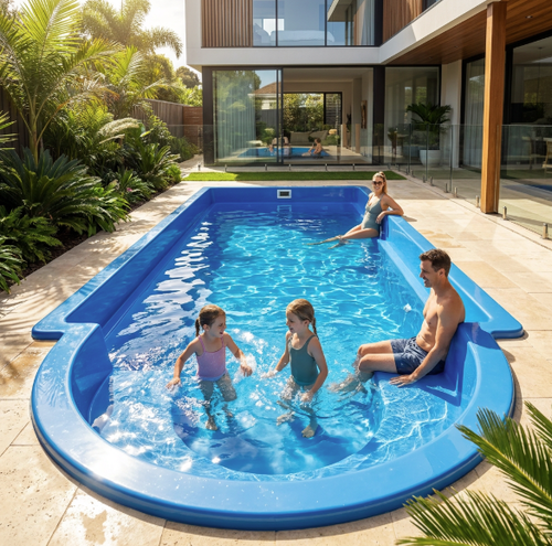 ultime notizie aziendali su Spessore del guscio della piscina in fibra di vetro spiegato: perché 10-12 mm contano