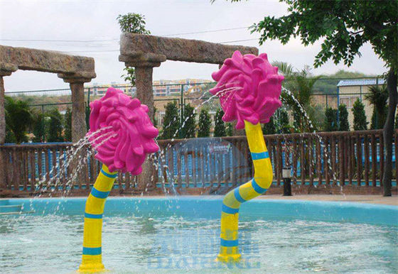 Bambini statici Rose Flower Water Spray Park del cuscinetto della spruzzata dell'acqua della fibra di vetro anti