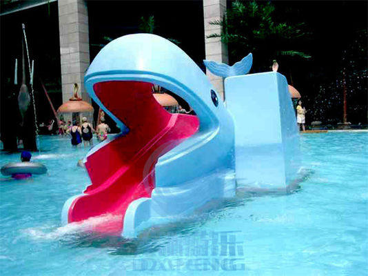 Scherza Mini Pool Slide Whale Frog ha modellato lo scorrevole della piscina della vetroresina