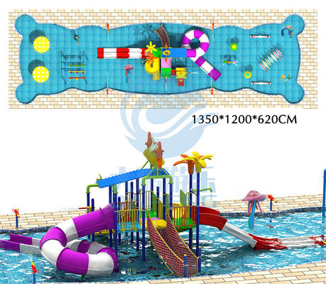 Elettricità statica della piscina dei bambini dell'hotel l'anti con lo SGS dell'acquascivolo ROHS TUV ha certificato