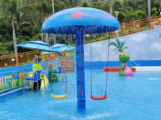Insieme dell'oscillazione del fungo dell'acqua della vetroresina dei giochi di Aqua Park Equipment Kids Pool