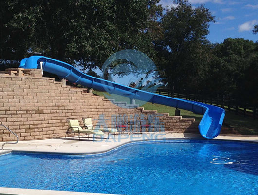 Un buon prezzo. L'acquascivolo della curva della collina della vetroresina dei bambini ha personalizzato la larghezza di altezza 0.8m di 2m - di 1.2m in linea