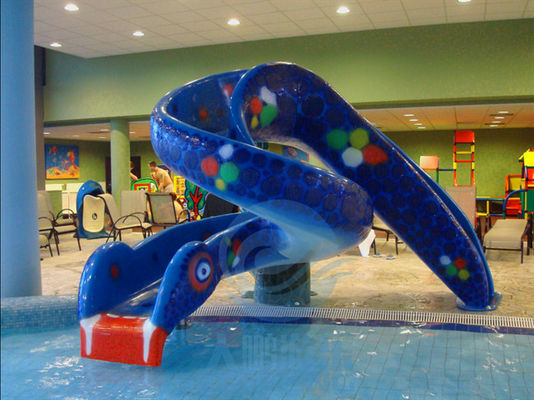 Un buon prezzo. Acquascivolo del serpente della piscina della vetroresina dell'acquascivolo della cobra dei bambini in linea