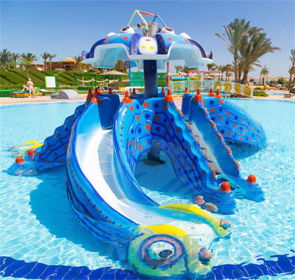 Un buon prezzo. I bambini di Mini Pool Slide Outdoor Indoor del polipo giocano la vetroresina dello stagno con il tetto in linea