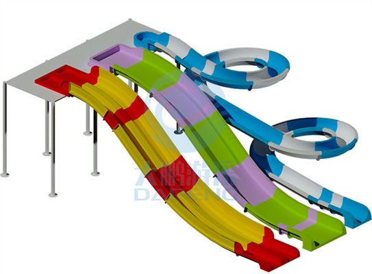 Un buon prezzo. Erosione di ossidazione della vetroresina dell'acquascivolo della piscina dell'hotel di località di soggiorno anti in linea