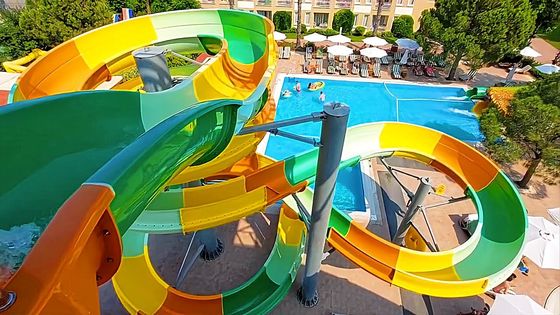 Un buon prezzo. Giochi per adulti all'aperto Accessoiri Scivolo in fibra di vetro per bambini Parco giochi d'acqua in linea