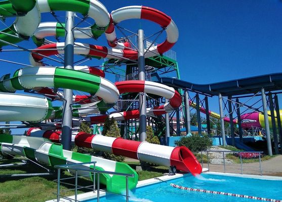 Un buon prezzo. ODM Guangdong Dapeng Amusement Technology Co Ltd Parco giochi piscina Ride Kid Parco giochi scivolo in fibra di vetro in linea