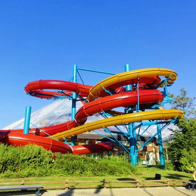Un buon prezzo. Parchi acquatici per adulti attrezzature piccole piscine giochi single spiral water slide in linea
