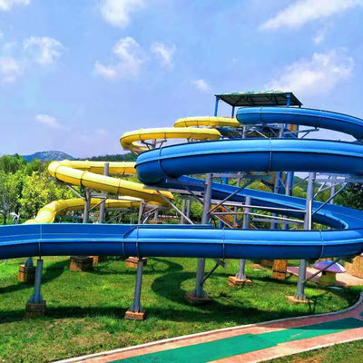 Un buon prezzo. Customized Size Colorful Fiberglass Water Slide for Outdoor Water Parks and Pools in linea