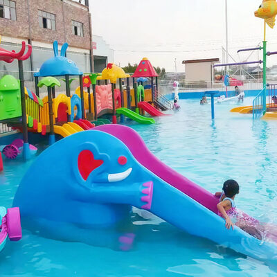 Un buon prezzo. Attrezzature per giochi acquatici in vetroresina e acciaio zincato per parchi acquatici, piscine, giochi d'acqua a terra bassa, garanzia di 1 anno in linea