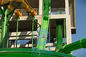 Acquascivolo adulto verde trasparente di torsione di caduta libera dell'acquascivolo 16m di Aqualoop
