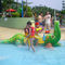 Giochi dello spruzzo d'acqua degli animali dello spruzzo del coccodrillo di FRP con Seat nel parco dell'acqua
