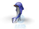 Spruzzatore di Aqua Water Toys Fiberglass Dolphin del campo da giuoco per il cuscinetto della spruzzata