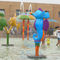 Attrezzatura del parco a tema dell'acqua, spruzzo dell'ippocampo del gioco dell'acqua della vetroresina per i bambini