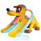 Anti UV del doppio del canale di Mini Pool Slide Fiberglass Children della piscina scorrevole del cane