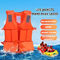 EPE spumano maglia di vita commerciale di nuoto arancio del parco dell'acqua dei giubbotti di salvataggio per gli adulti ed i bambini