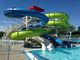 Parco di divertimenti personalizzato Passeggiate in fibra di vetro per divertimento Tubo Slide Aqua Play sopra il parco acquatico sotterraneo
