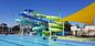 Parco acquatico Parco giochi giochi all'aperto Accessoiri piscina Bambini scivolo d'acqua tubo spirale