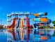 Parco di divertimenti Passeggiate Bambini Grandi giochi d'acqua scivoli di 3 metri di altezza Per piscina