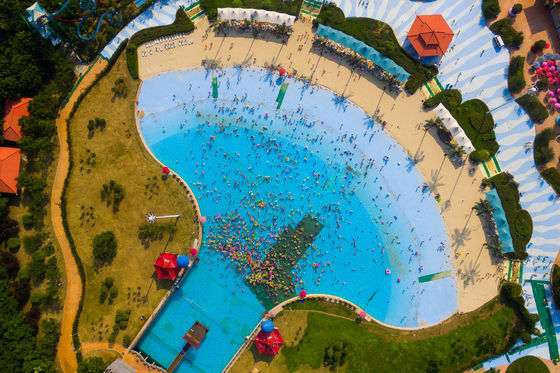 OEM Parco Acquatico Big Blue Tsunami Wave Pool Anti UV Acciaio Artificiale Surf Machine in vendita
