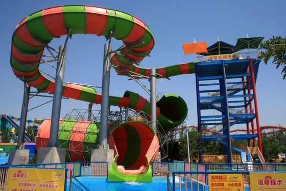 Un buon prezzo. Ampia altezza dell'acquascivolo 15m del pitone di Aqua Park Slide Commercial Fiberglass in linea