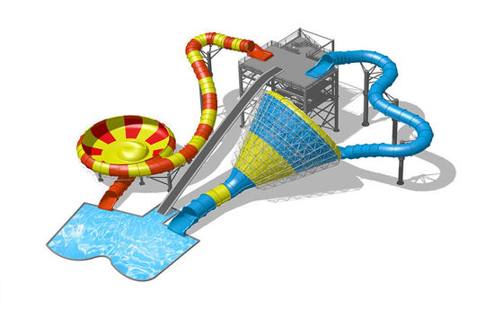 Un buon prezzo. Scorrevole commerciale della ciotola e di tornado della spruzzata di 14m dell'acqua dello scorrevole resistente UV del parco combinato in linea