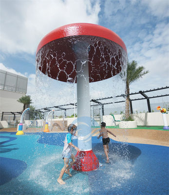 Un buon prezzo. Grande fontana dell'ombrello 2.0M Diameter Children Mushroom del parco dell'acqua della vetroresina in linea
