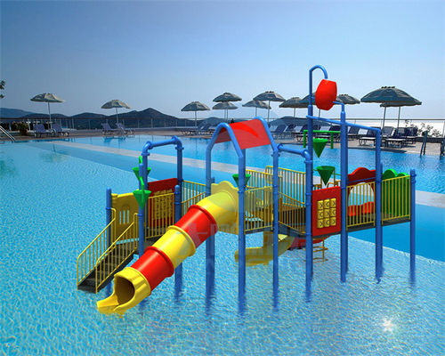 Scorrevole all'aperto UV dello stagno dell'acquascivolo del campo da giuoco di sicurezza dei bambini anti con i secchi