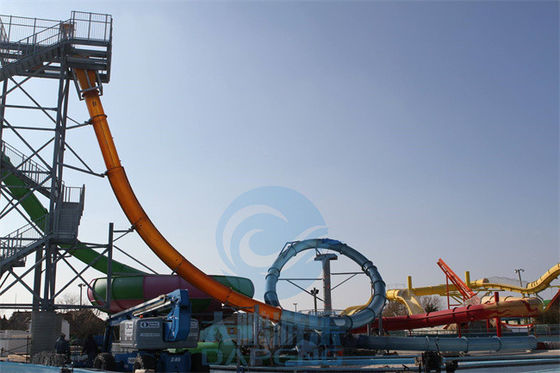 acquascivolo gigante su misura acquascivolo di Aqualoop FRP di altezza di 17m per gli adulti