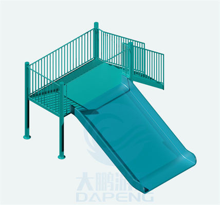 ruggine dell'alto FRP della piscina di 1.5m anti dell'acquascivolo acquascivolo blu della famiglia