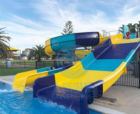 I parchi ad ovest della spiaggia dell'acquascivolo della piscina della vetroresina ricorrono Aqua Slide Sets