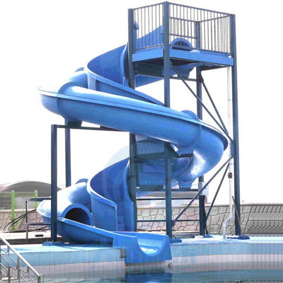 Un buon prezzo. Colore blu della vetroresina di un pezzo dell'acquascivolo della piscina del ciclone per Aqua Park in linea
