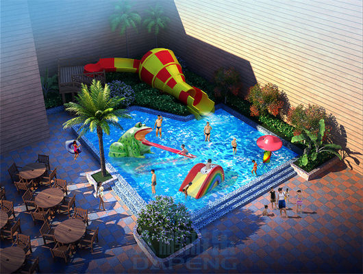 Anti acquascivoli UV della famiglia della vetroresina di Aqua Park Playground Spray Park