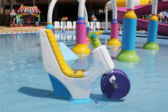 Un buon prezzo. I bambini innaffiano il motociclo dello spruzzo d'acqua della vetroresina del gioco del gioco del parco per il parco della spruzzata in linea