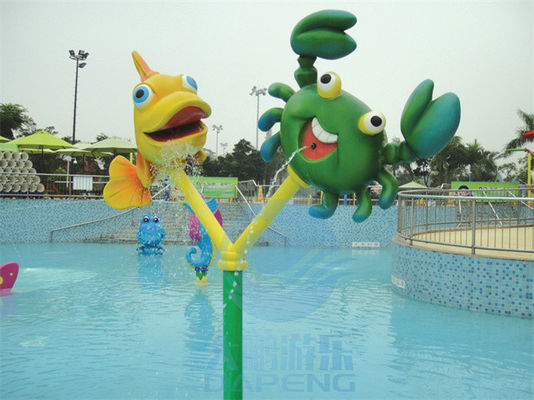 Un buon prezzo. Lo spruzzo del pesce e del granchio della vetroresina ha messo i giocattoli per i bambini Aqua Park Splash Zone in linea