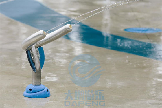 La pistola a acqua dello spruzzo del doppio dell'acciaio inossidabile di Aqua Spray Park 304 per i bambini la zona di impatto dell'onda