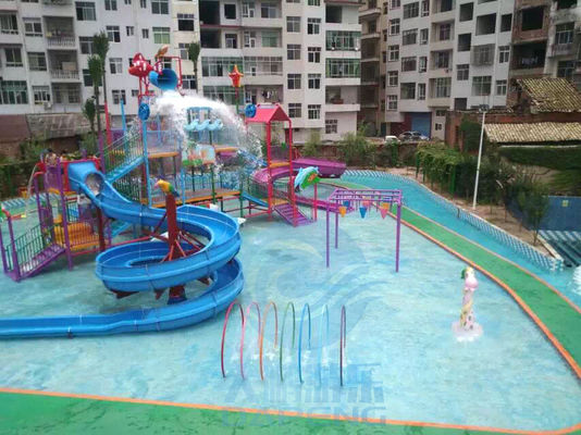 Un buon prezzo. Acquascivolo residenziale Aqua Park Fiberglass Water House del campo da giuoco per i bambini in linea