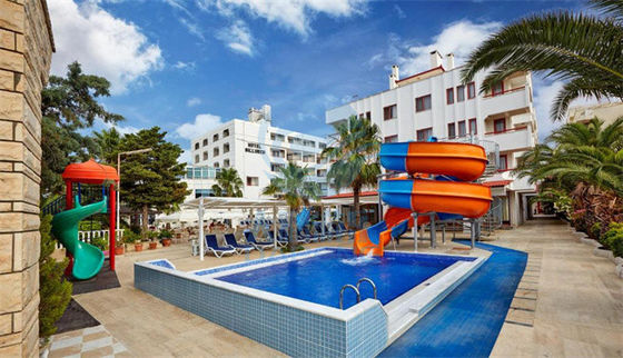 UV di altezza dell'acquascivolo 4.0m della piscina della fibra di vetro anti per Aqua Park Home