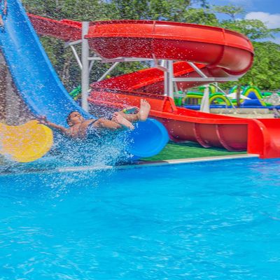 Casa privata in forma di piscina commerciale 1 piscina a terra scivolo in fibra di vetro